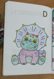 lettera D di Dario il Dinosauro