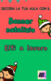 BANNER DI NATALE (DECORAZIONI DI NATALE AULA)