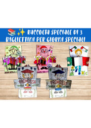 📚✨ Raccolta Speciale di 3 Bigliettini per Giorni Speciali