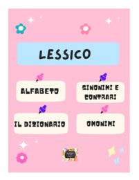 QUADERNO DI ITALIANO classe 3^ - 1° parte -