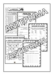 QUADERNO DI MATEMATICA Classe 3° – ADDIZIONI e SOTTRAZIONI teoria, esercizi e schede neutre da compilare