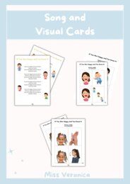 Song and Visual Cards- If You Are Happy And You Know it