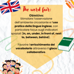 The Word Fair: attività outdoor di lingua inglese sugli indicatori spaziali