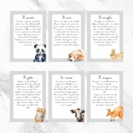 Letture in corsivo sugli animali