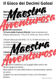Numeri decimali gioco: caccia all'unità con i decimi