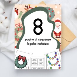 Ghirlanda di Natale – sequenze logiche natalizie