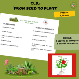 BUNDLE CLIL "From seed to plant"