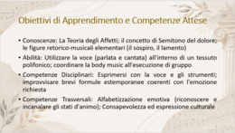 "Il Telecomando delle emozioni" (Teoria degli Affetti)