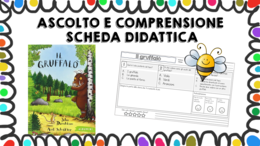 Il gruffalò - scheda didattica comprensione