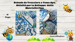 Schede da Tracciare a Tema Ape