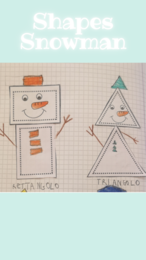 Shapes snowman