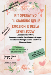 Kit Operativo Il Giardino della Gentilezza e della Pace: lapbook, passaporto e laboratori