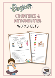 COUNTRIES & NATIONALITIES - WORKSHEETS | PAESI E NAZIONALITÀ - SCHEDE DI LAVORO