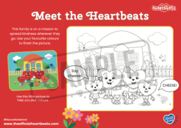 The Heartbeats - Meet The Heartbeats - Coloring