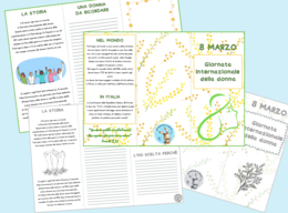 Pieghevole 8 marzo: Giornata internazionale della donna