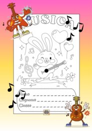 COPERTINA QUADERNO DI MUSICA – CONIGLIETTO 1–