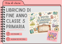 LIBRICINO CONCLUSIVO/ FINE ANNO CLASSE 5 PRIMARIA - di Vita da Mammestra