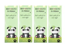 Segnalibri di Benvenuto in Prima – Kit stampabile fronte/retro in due versioni