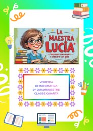 VERIFICA DI MATEMATICA  SECONDO QUADRIMESTRE CLASSE QUARTA