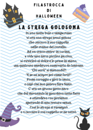 FILASTROCCA DI HALLOWEEN- LA STREGA GOLOSONA