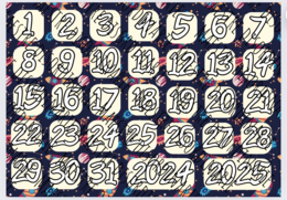 Calendario Perpetuo Tema Spaziale