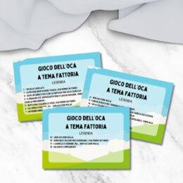Gioco da stampare con gli animali della fattoria