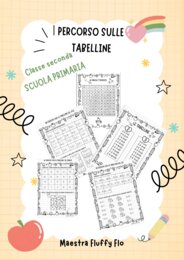 Percorso sulle tabelline- classe seconda- scuola primaria