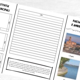 Lapbook Abruzzo scuola primaria da stampare
