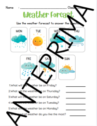 WEATHER, TEMPERATURE AND SEASONS