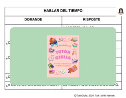 SPAGNOLO: PARLARE DEL TEMPO