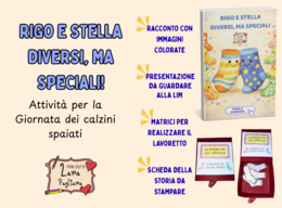 Giornata dei calzini spaiati - racconto e lavoretto