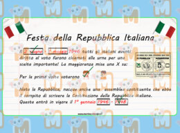 Quiz Festa della Repubblica Italiana