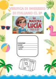 VERIFICA DI INGRESSO DI ITALIANO CL 2