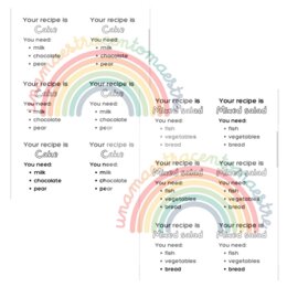 Food & Verb TO HAVE