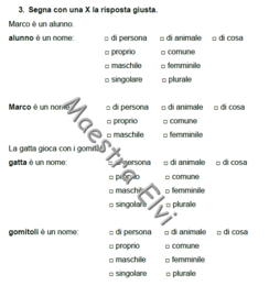 IL NOME (classe seconda)