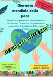 KIT GIORNATA MONDIALE DELLA PACE – Attività inclusive primaria (quaderno, laboratori, Circle Time)