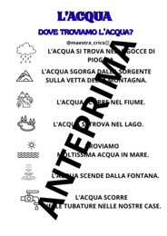 PERCORSO SULL' ACQUA