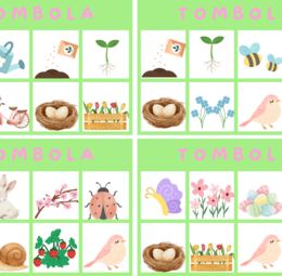 TOMBOLA PRIMAVERA_SPRING BINGO