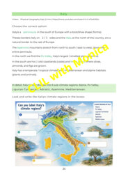CLIL Geografia 4^ Appennini - CLIL Geography Apennines