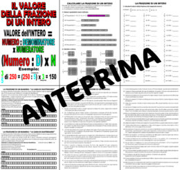 ESERCIZI E PROBLEMI CON LA FRAZIONE DI UN NUMERO CLASSE QUARTA SCUOLA PRIMARIA