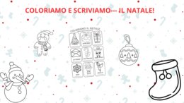 Colora e scrivi... il Natale