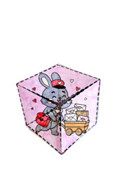 ❤️ Gioco di carta: Flexagon di San Valentino