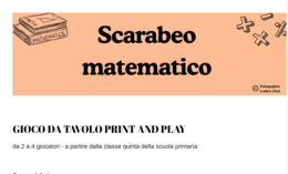 Scarabeo Matematico