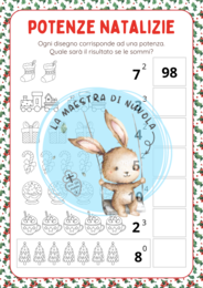 Compiti natalizi di MATEMATICA classe quinta