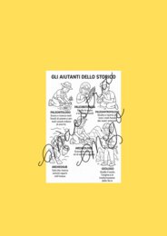 GLI AIUTANTI DELLO STORICO - classe 3 - STORIA