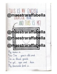 QUADERNO DI INGLESE - I quadrimestre - CLASSE TERZA