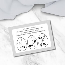 Matematica Pasqua classe prima – il gioco delle uova
