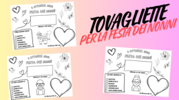 Tovaglietta per la festa dei nonni