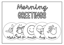 Morning Greetings - La routine del buongiorno e dei saluti