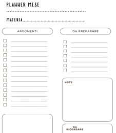 AGENDA PLANNER INSEGNANTE